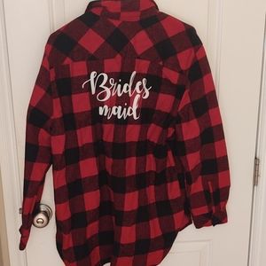 Bridesmaid Flannel shirt